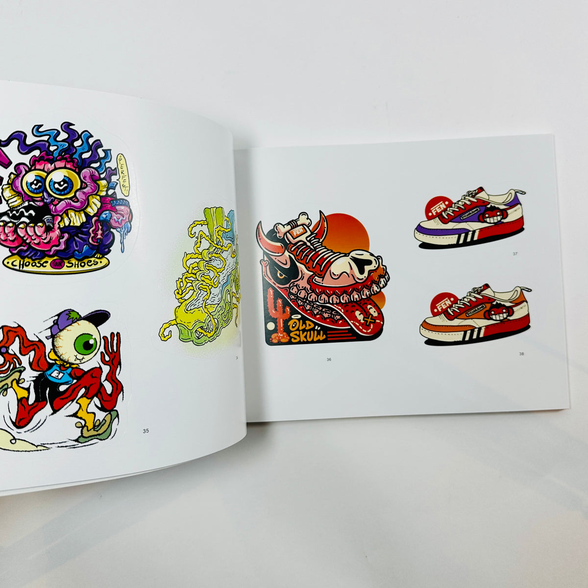 Stickerbomb Sneakers
