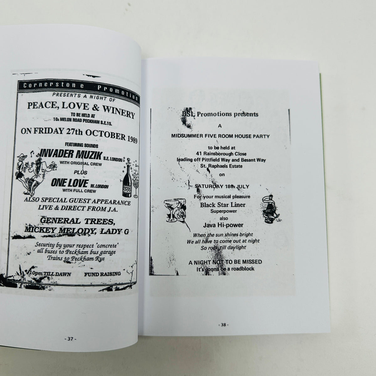 A Night to Remember - UK Soundsystem Flyers 1972-1994