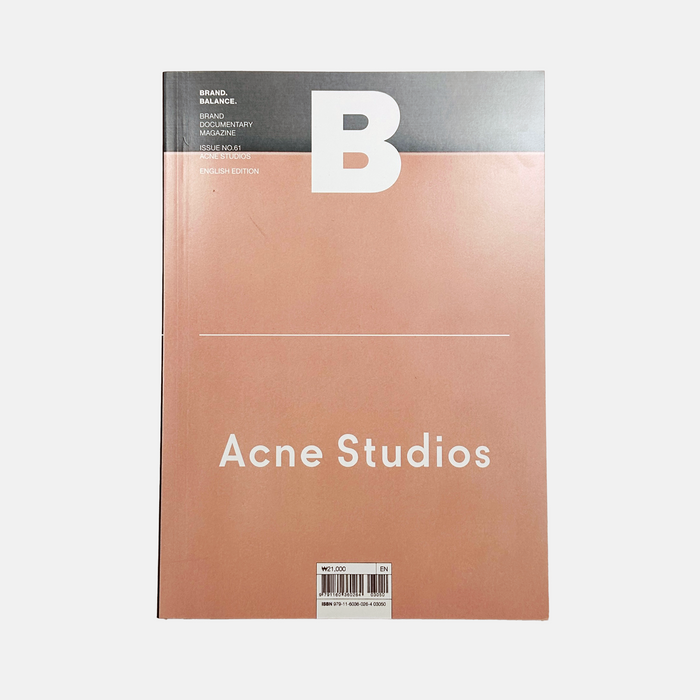 B Magazine  #61 - Acne Studios
