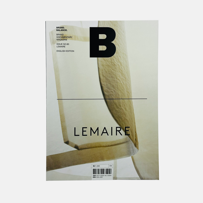 B Magazine  #90 - Lemaire