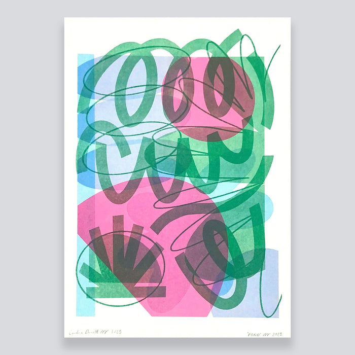 Pond A3 Print - Caroline Dowsett