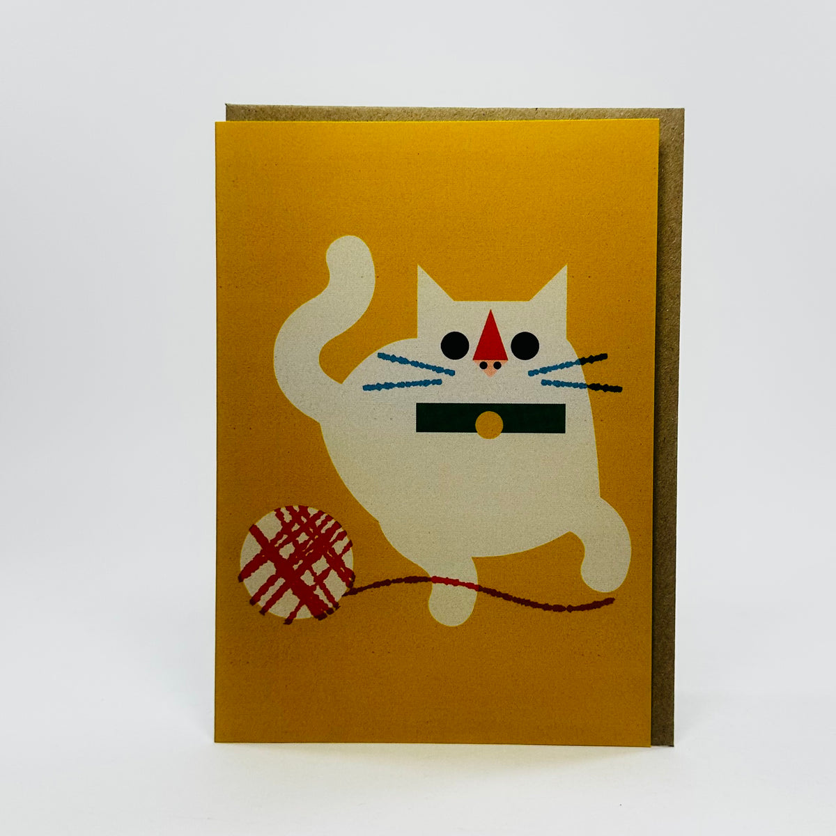 Cat with Yarn - Christina Hagerfors x East End Prints Card