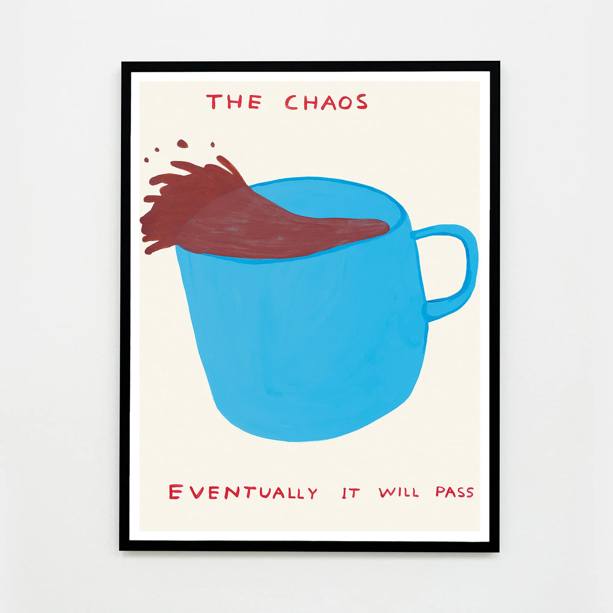 Chaos - David Shrigley Poster