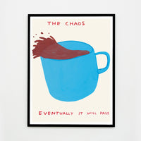 Chaos - David Shrigley Poster