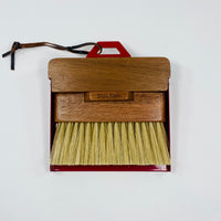 Dulton - Desktop Dustpan and Brush - Red