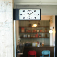 Dulton - Dual Face Clock - Black