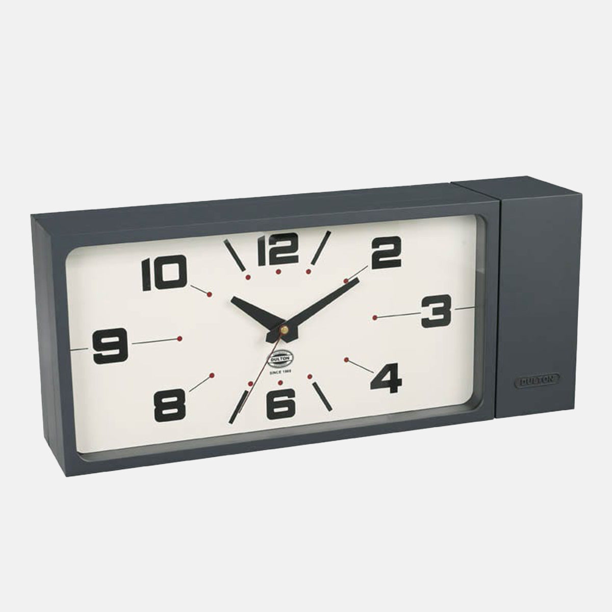 Dulton - Dual Face Clock - Gray