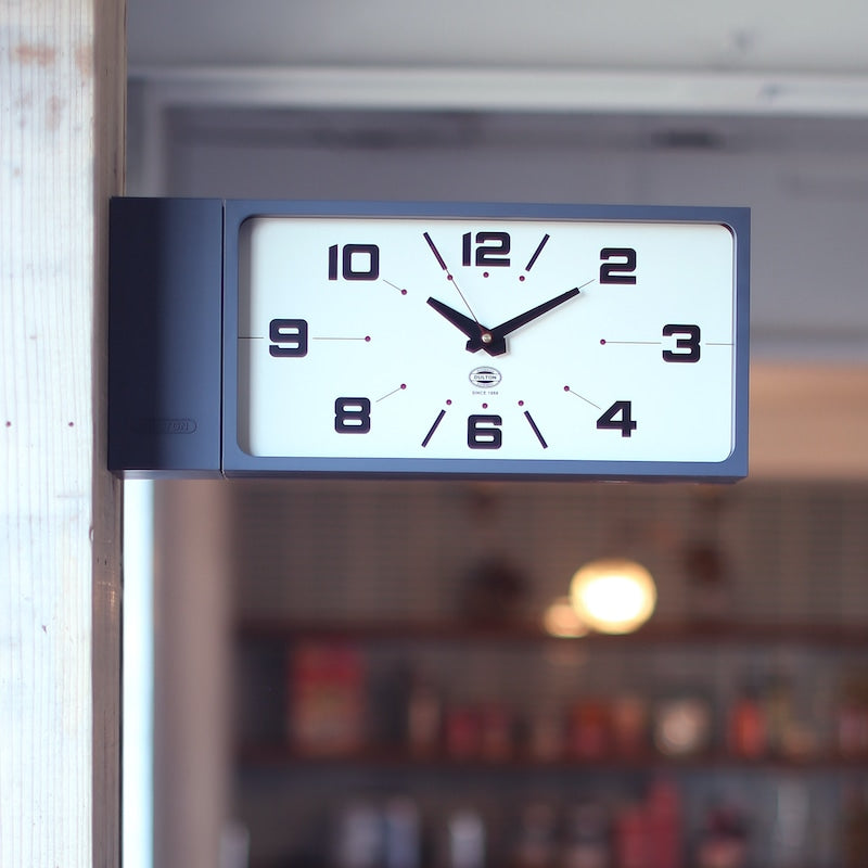 Dulton - Dual Face Clock - Gray