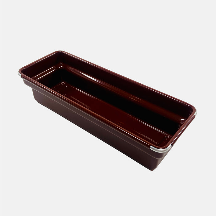 Dulton - Oblong Tray - Brick Brown