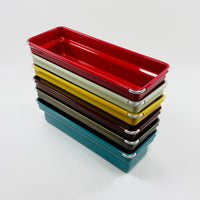 Dulton - Oblong Tray - Brick Brown