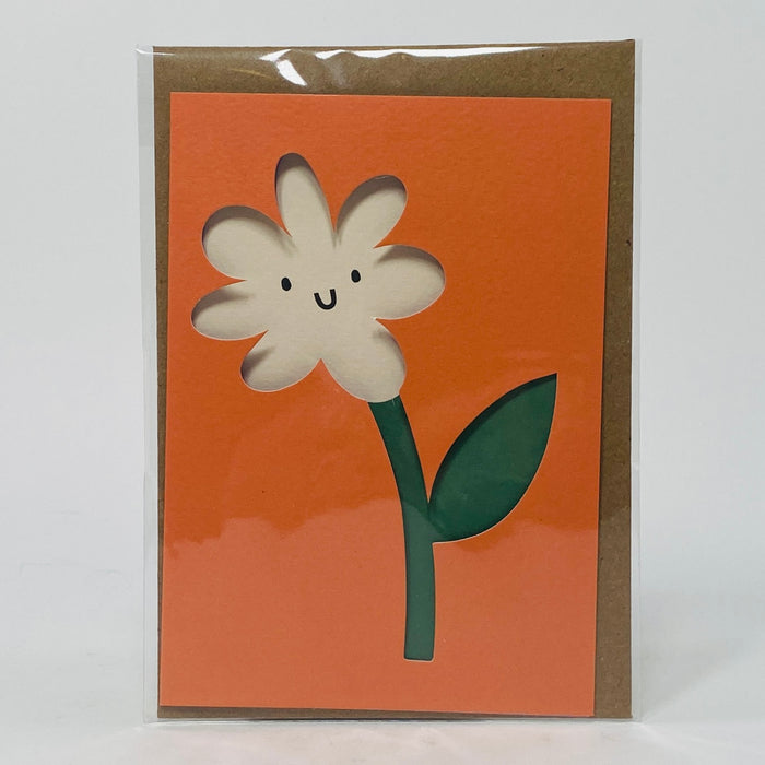 Flower Die Cut Card - Rumble Cards