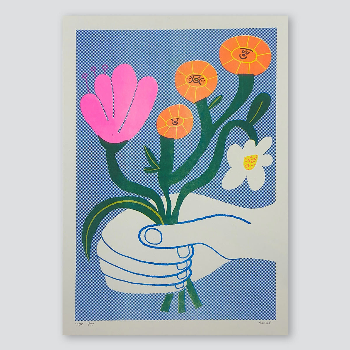 Flowers A3 Print - Rebecca Buchanan