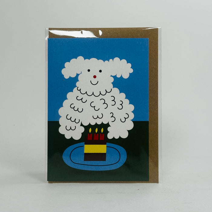 Fluffy White Dog - Seek Print