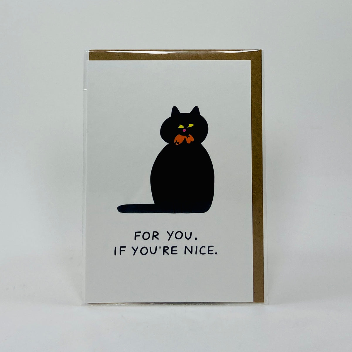 For You If You're Nice - Wrap Card
