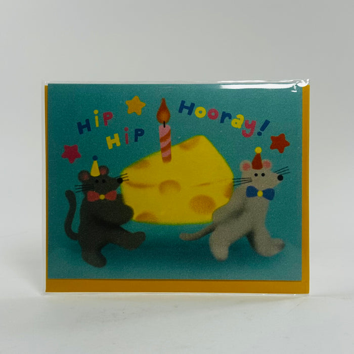 Hooray Cheese - Wrap Card
