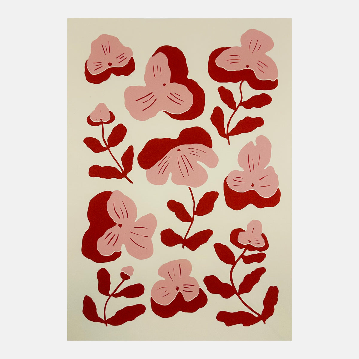 Geranium A3 Print - Daisy J Studio