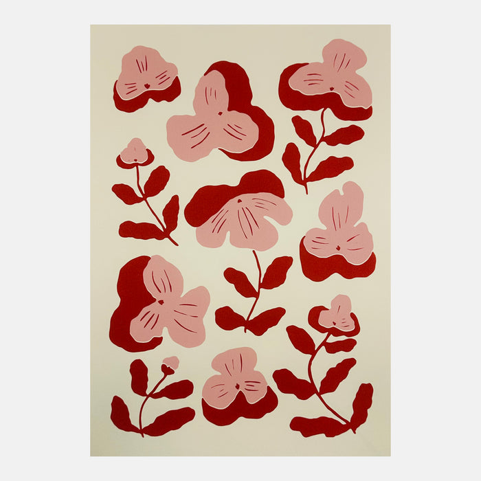 Geranium A3 Print - Daisy J Studio