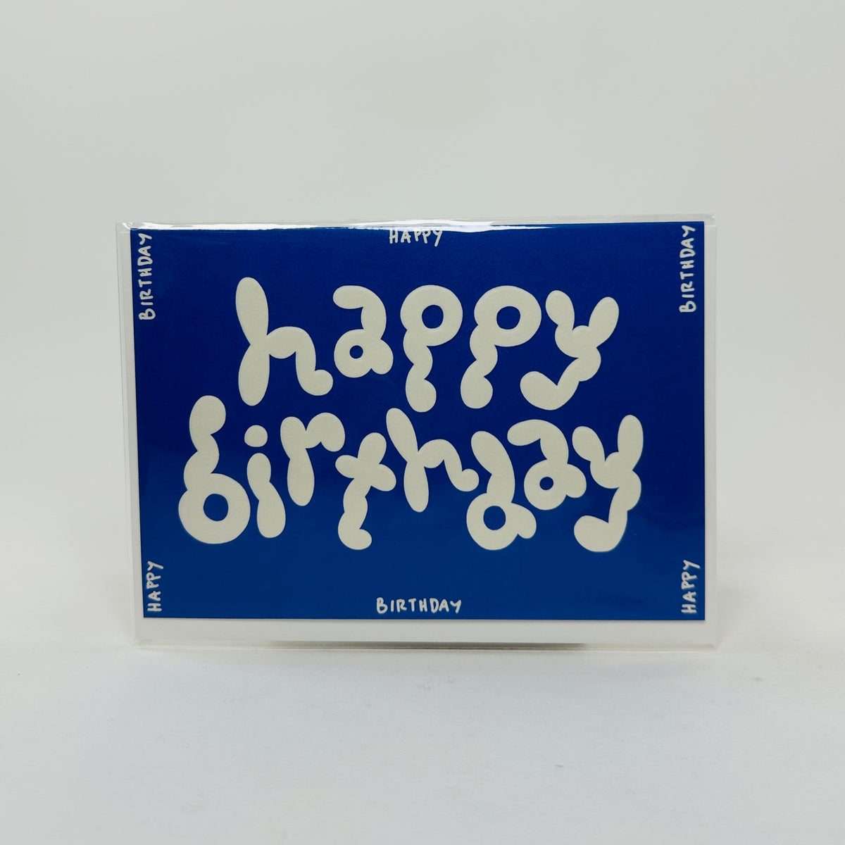 Happy Birthday Blue - Wrap Card