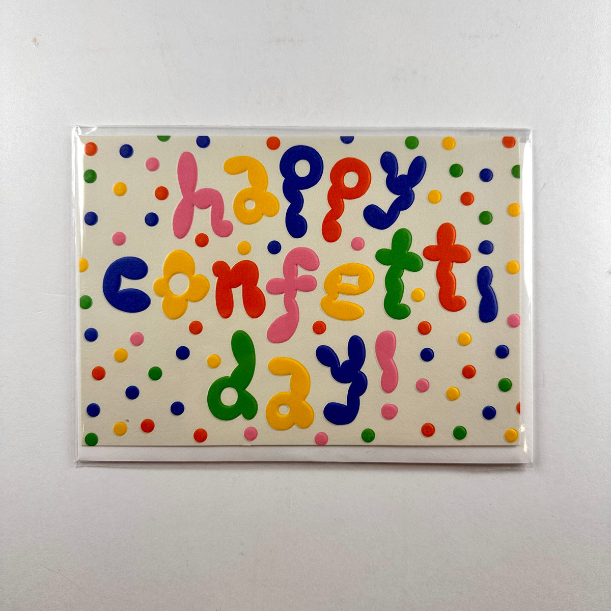 Happy Confetti Day! - Wrap Card