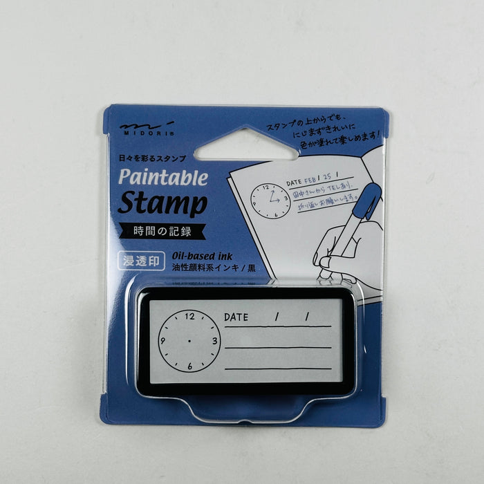 Hourly To Do List - Midori Pre-inked Stamp