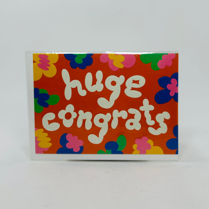 Huge Congrats - Wrap Card