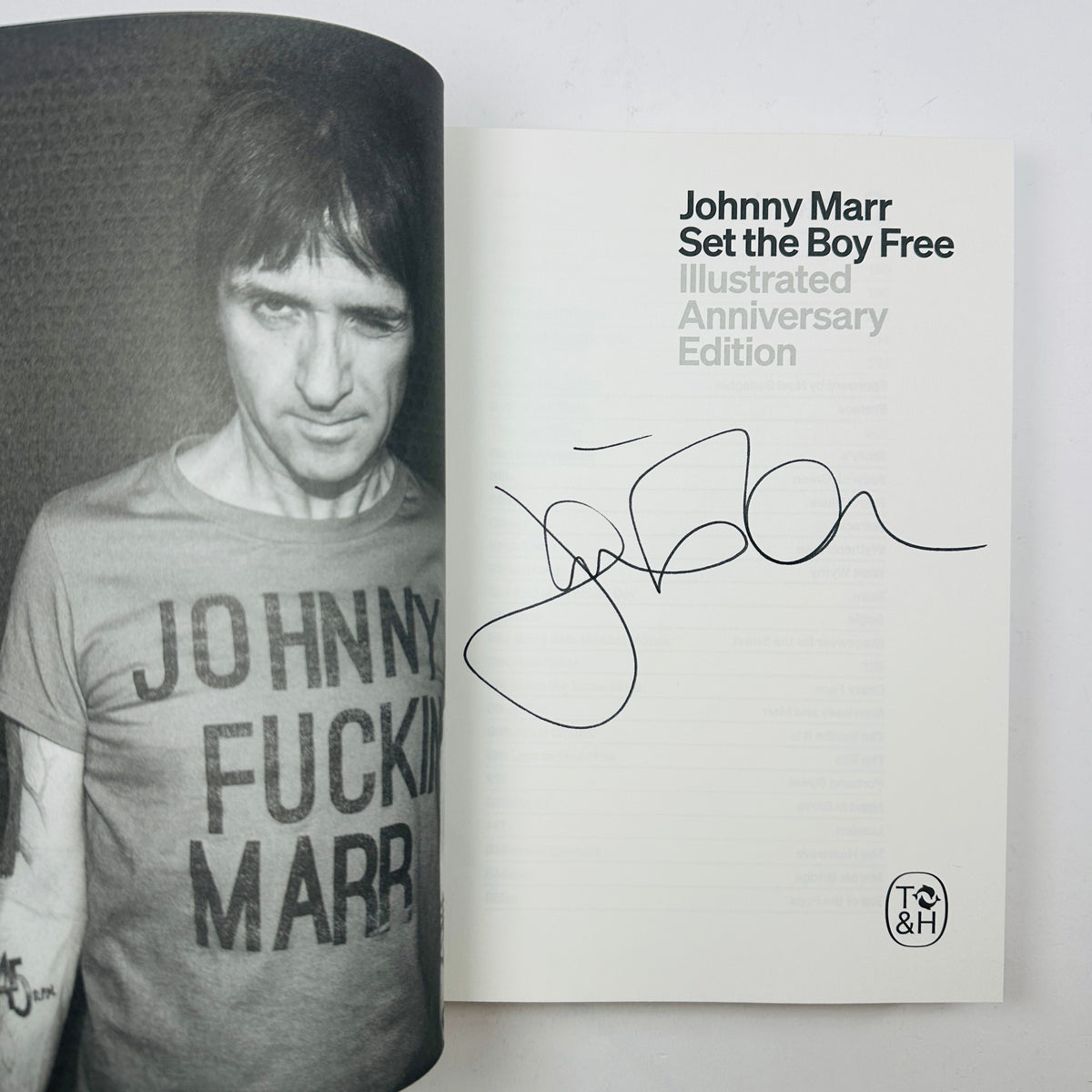 Johnny Marr - Set the Boy Free (SIGNED COPY)
