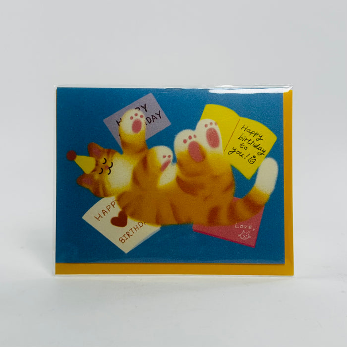 Cat Letters - Wrap Card