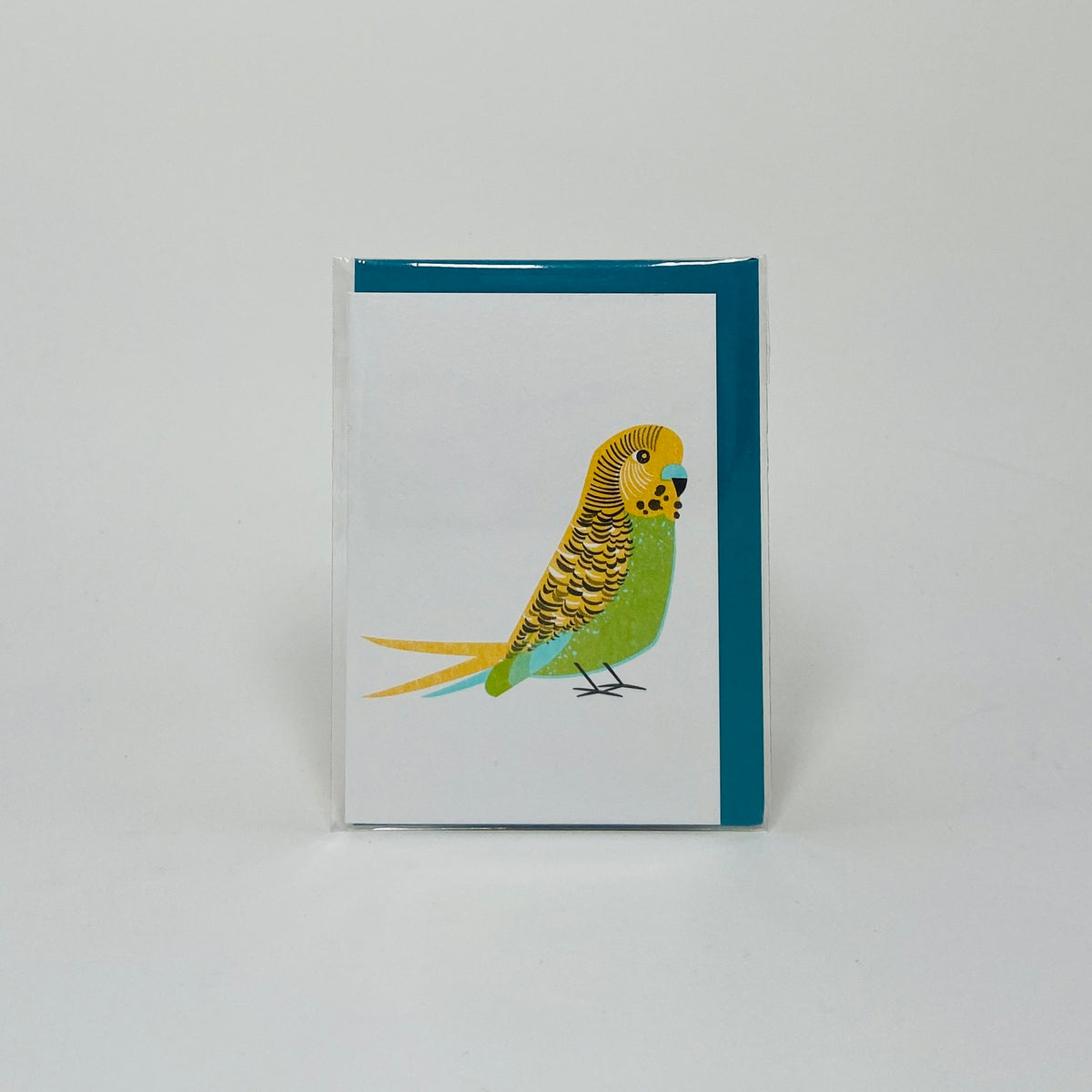 Yellow Budgie - Bobbie Print Card
