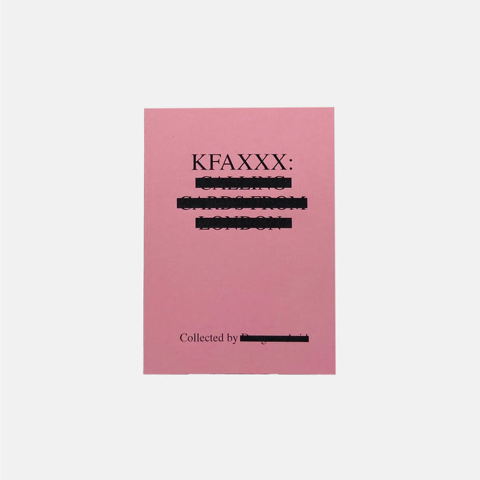 KFAXXX - Calling Cards From London