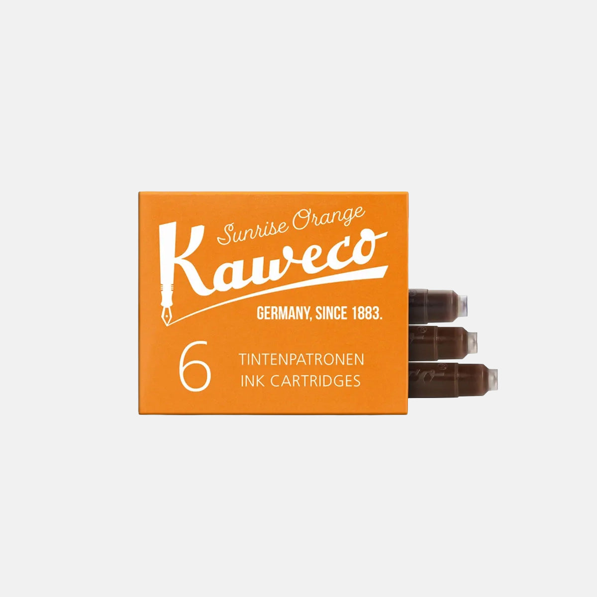 Kaweco Fountain Pen Ink Cartridges - Sunrise Orange