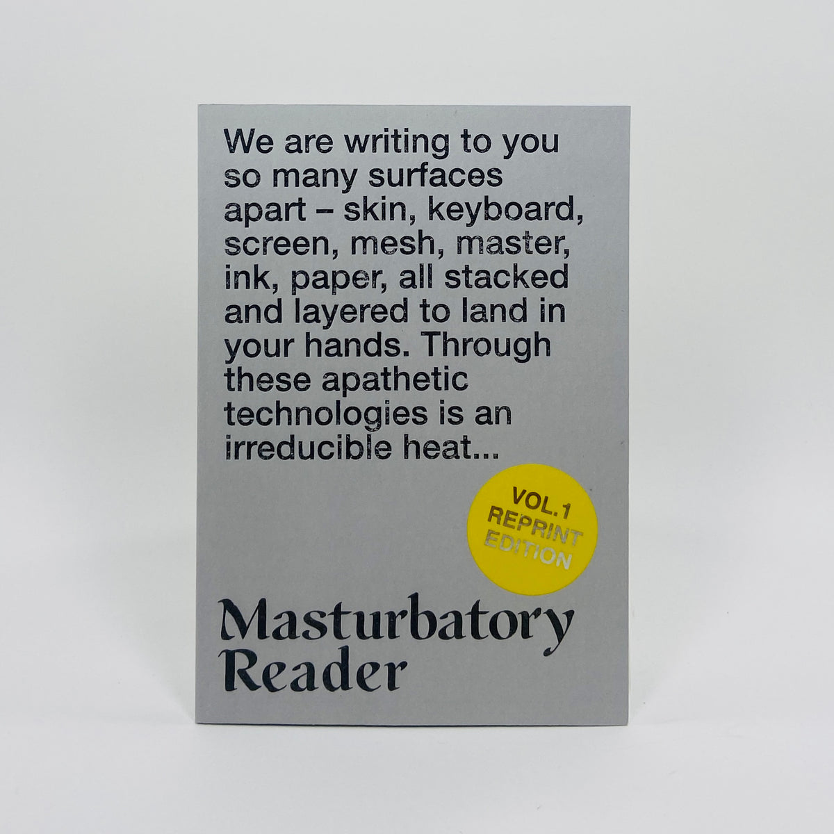 Masturbatory Reader #1 - Reprint Edition