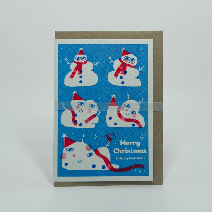 Melting Snowman - Rebecca Buchanan Christmas Card