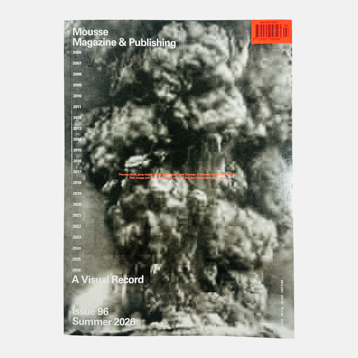 Mousse #96 - 2006–2026 A Visual Record