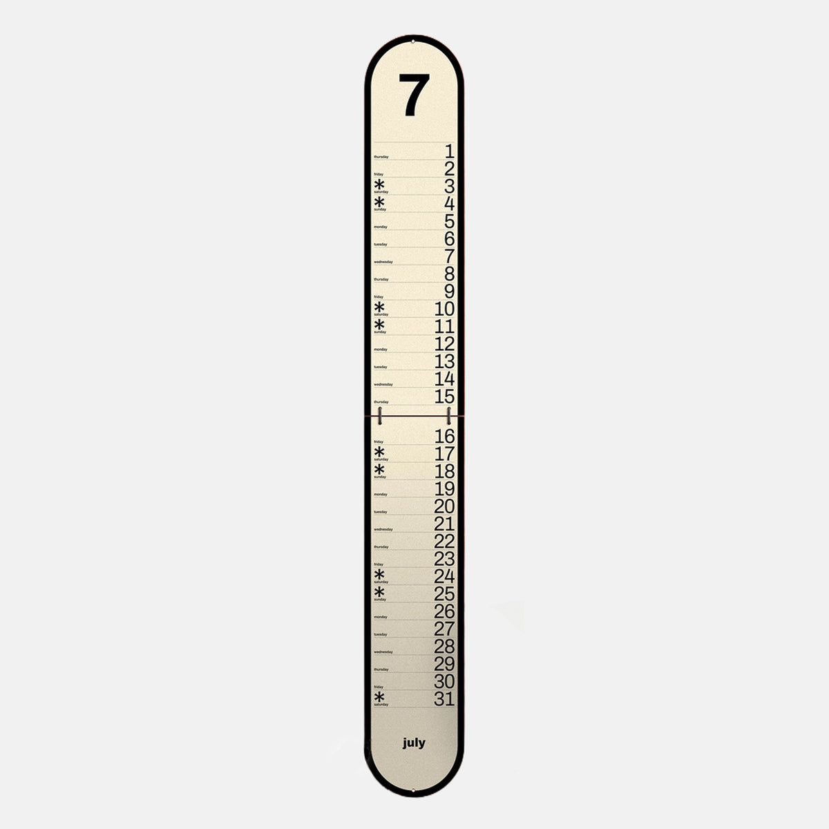 Obok - Monthly Wall Calendar 2027
