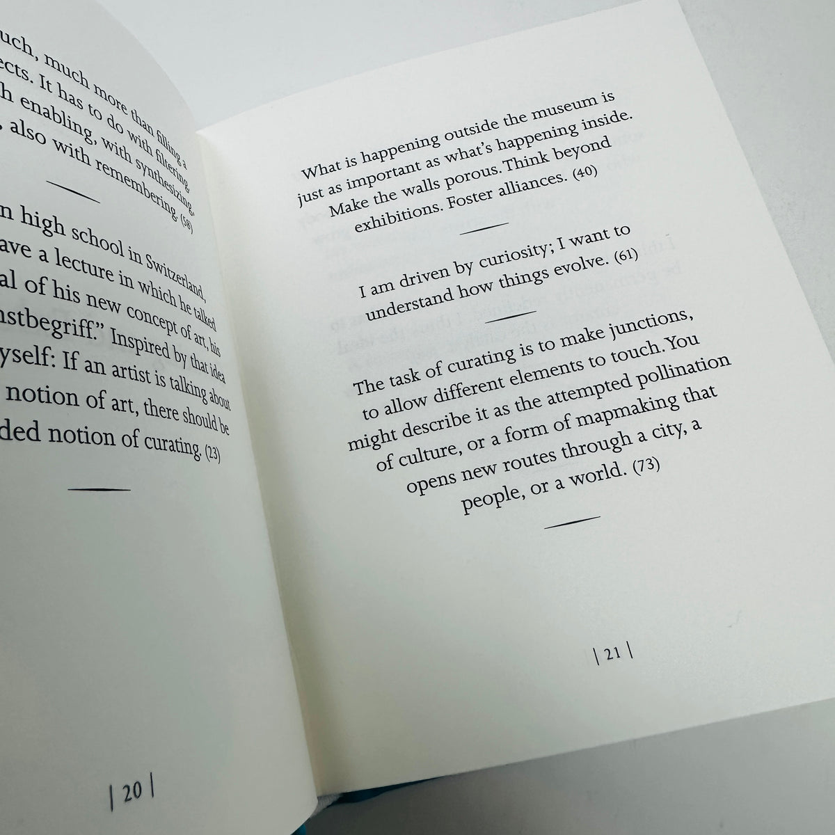 Obrist-isms - Hans Ulrich Obrist