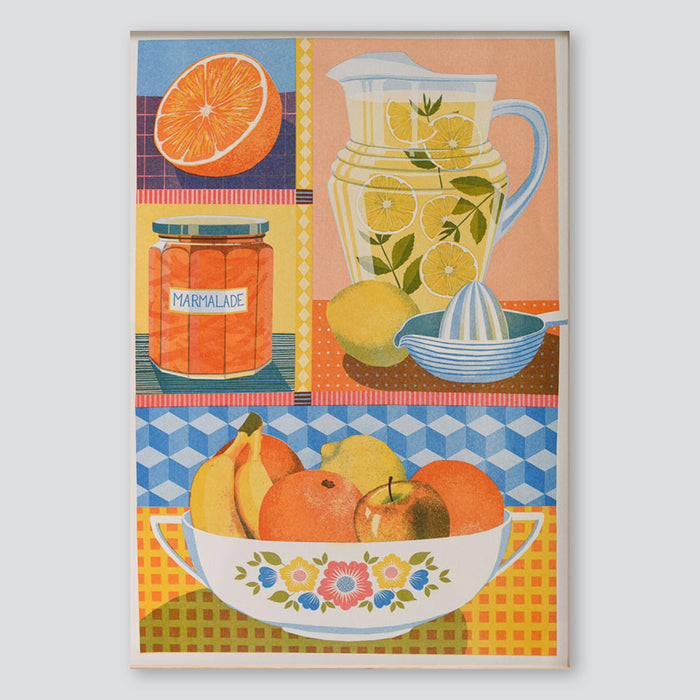 Oranges and Lemons A3 Print - Printer Johnson