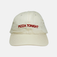 Pizza Tonight Beige Hat