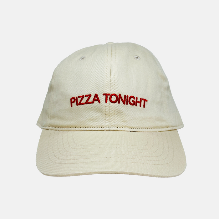 Pizza Tonight Beige Hat