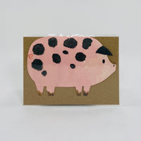 Spotty Pig - Mortlake Papers Card