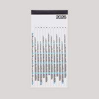 Stendig V Calendar 2026 - White