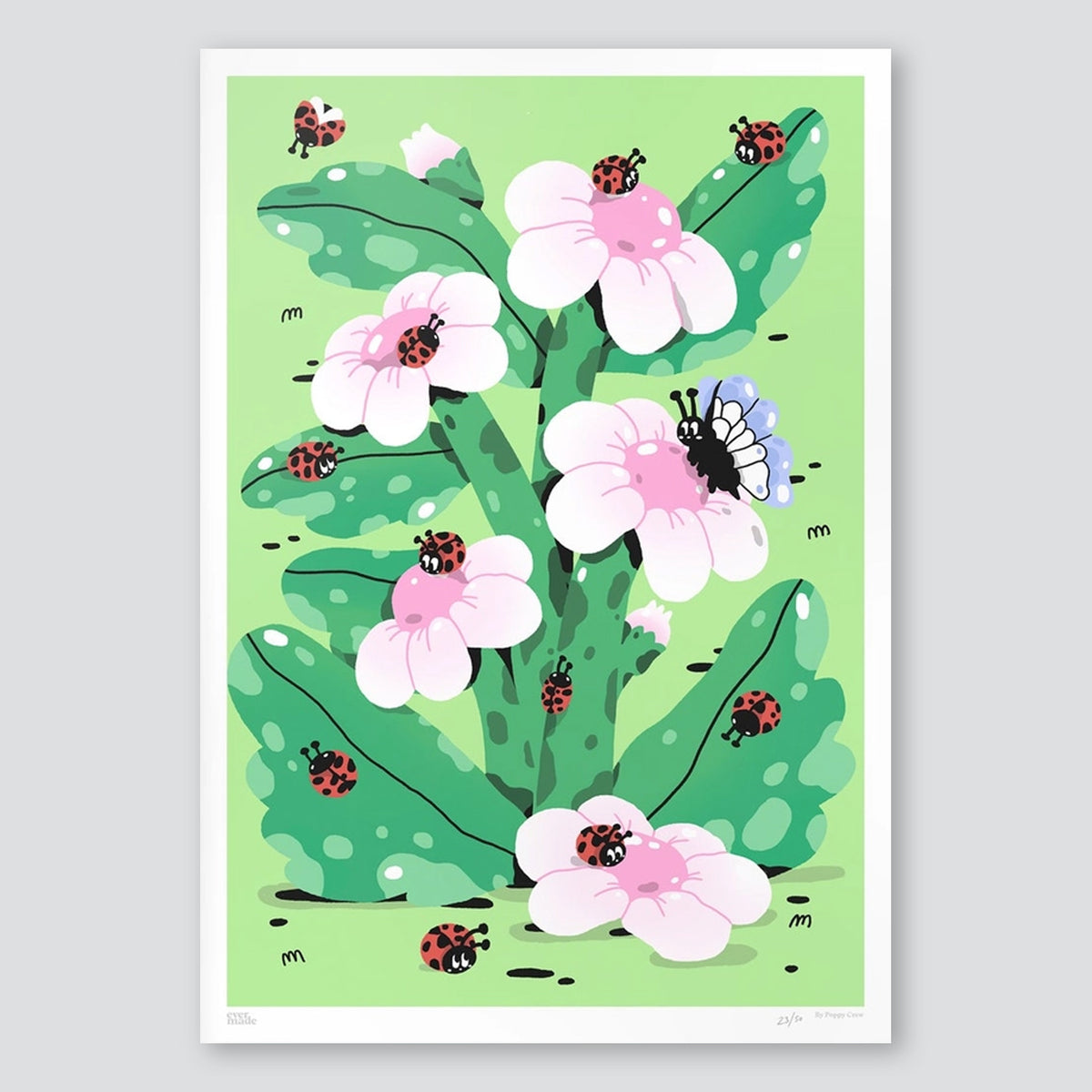 Tasty A3 Print - Poppy Crew x Evermade