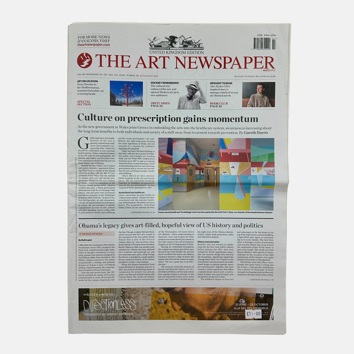 The Art Newspaper #391 - July/August 2026