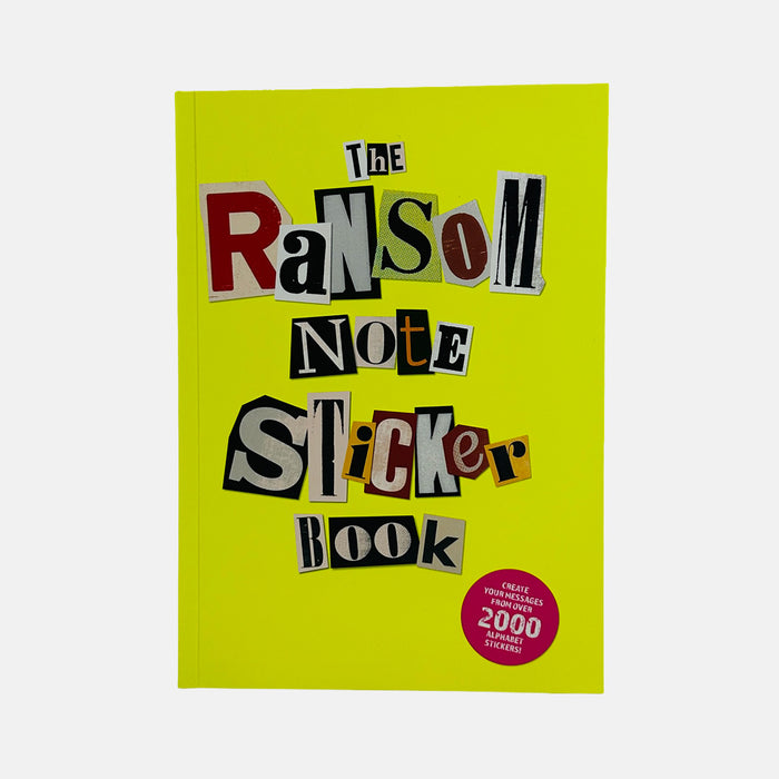 The Ransom Note Sticker Book