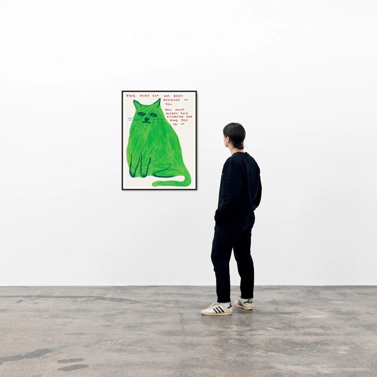 This Huge Cat - David Shrigley Poster