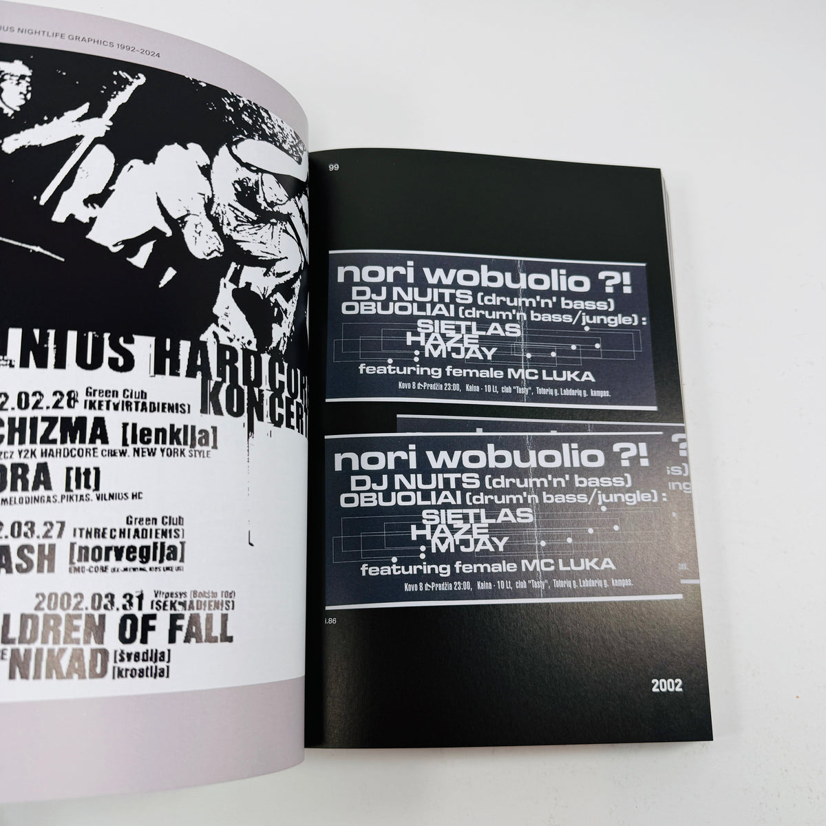 Vilnius Nightlife Graphics 1992-2024
