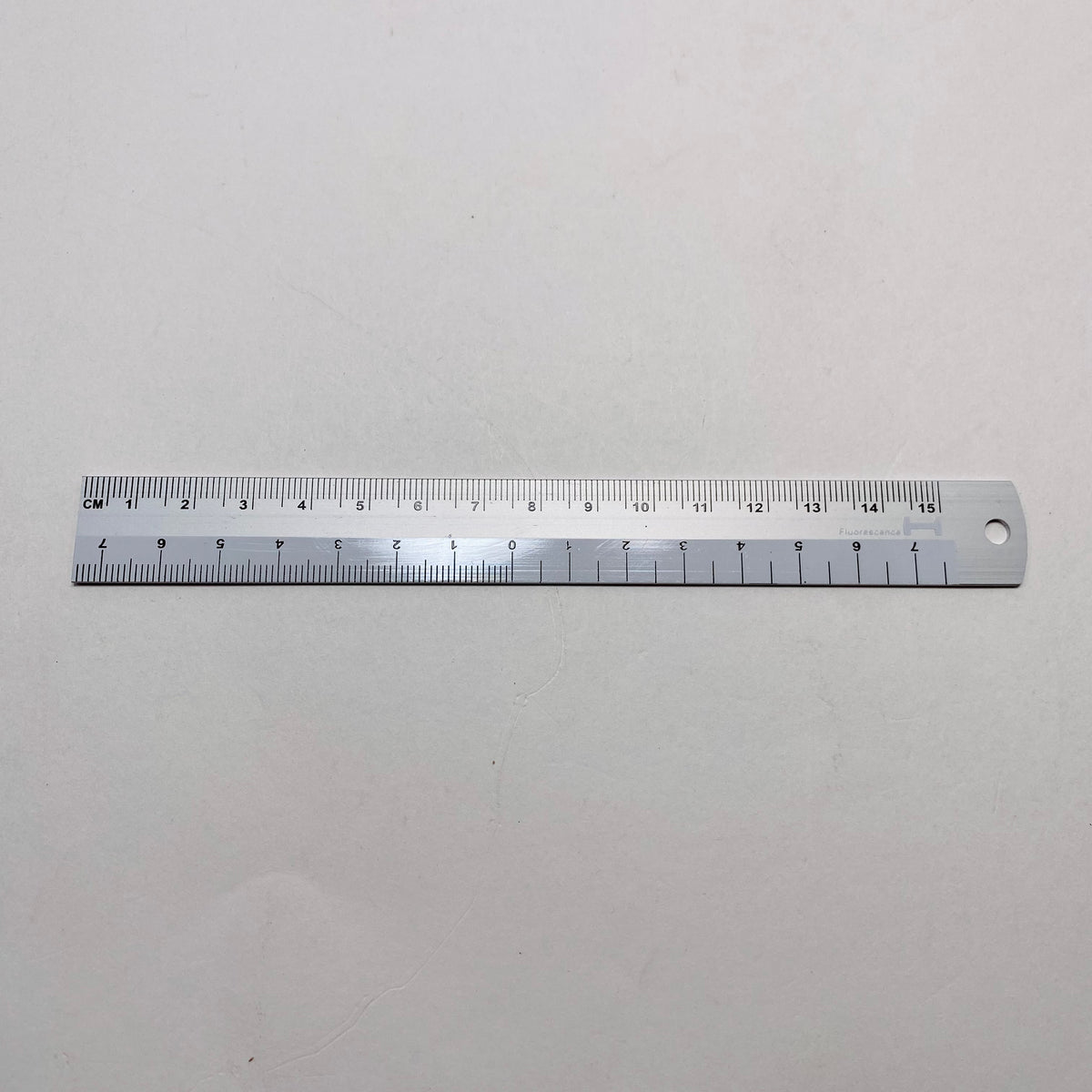 Hightide Aluminium 15cm Ruler - White