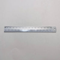 Hightide Aluminium 15cm Ruler - White