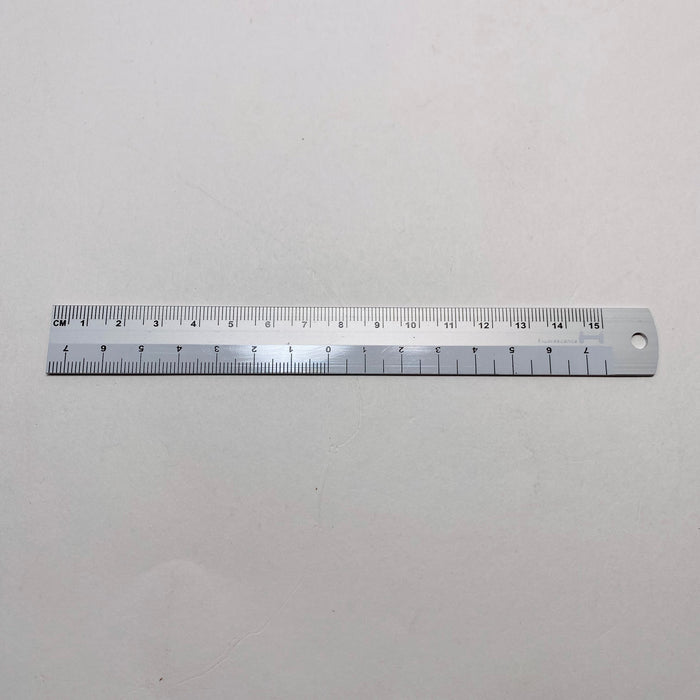 Hightide Aluminium 15cm Ruler - White