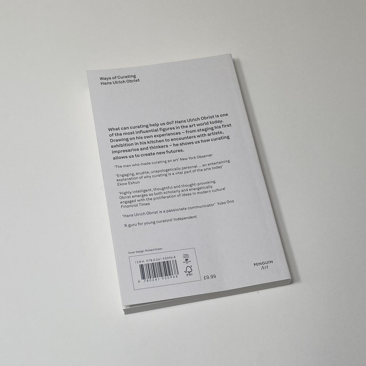 Ways of Curating - Hans Ulrich Obrist