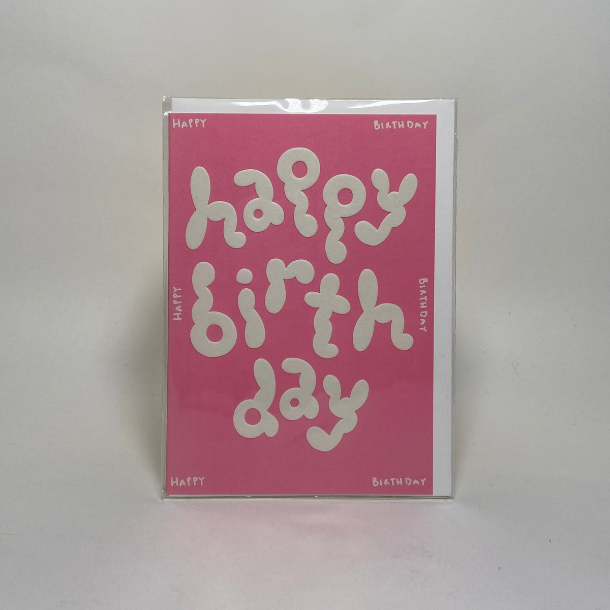 Happy Birthday Pink - Wrap Card